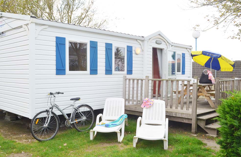 Location - Mobil-Home Gamme Éco 3 Chambres - Camping L'Anse des Pins