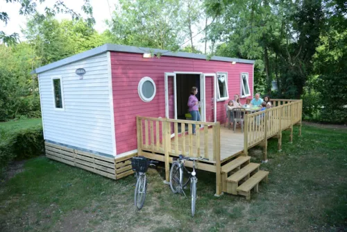Location - Mobil-Home Bora Non Climatisé - image n°2 - Camping**** et Base de Loisirs La Plaine Tonique