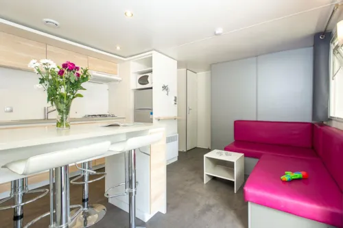 Location - Mobil-Home Bora Non Climatisé - image n°3 - Camping**** et Base de Loisirs La Plaine Tonique