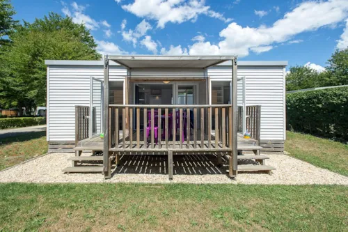Location - Mobil-Home Uvea Non Climatisé - image n°2 - Camping**** et Base de Loisirs La Plaine Tonique