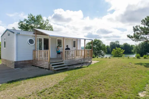 Location - Mobil-Home Bali Climatisé - image n°1 - Camping**** et Base de Loisirs La Plaine Tonique