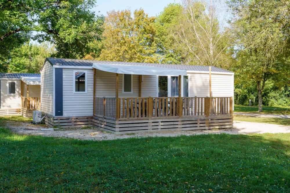 Huuraccommodatie(s) - Stacaravan Hawai Met Airco - Camping**** et Base de Loisirs La Plaine Tonique