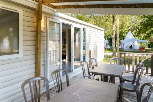 Location - Mobil-Home Hawai Climatisé - image n°2 - Camping**** et Base de Loisirs La Plaine Tonique