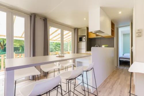 Location - Mobil-Home Aloa Climatisé - image n°4 - Camping**** et Base de Loisirs La Plaine Tonique