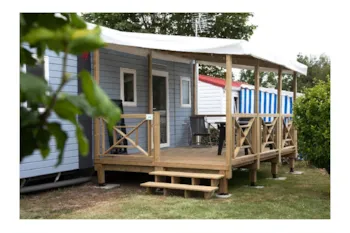 Mietunterkunft - Mobilheim  Confort - 2 Schlafzimmer - Camping Bugeau