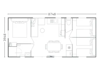 Mietunterkunft - Royal Toscane Premium - Camping Royal Océan