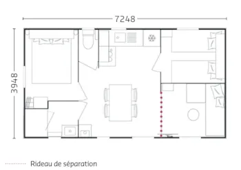 Mietunterkunft - Royal Modulo Premium - Camping Royal Océan