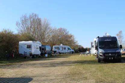 Motorhome Parking Space In Front Of The Barrier