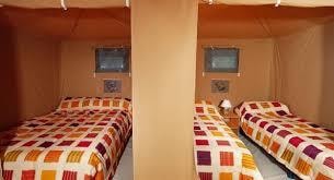 Canvas bungalow 20m² 2 bedrooms (without private facilities)
