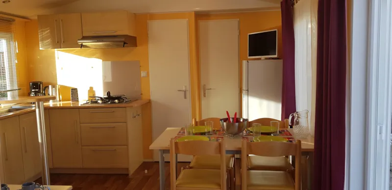 Mobile-Home  Twinny  -  Terrasse Semi-Couverte