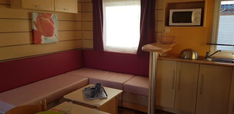 Mobile-Home  Twinny  -  Terrasse Semi-Couverte