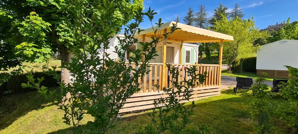 Location - Mobile-Home Funny - Terrasse Semi-Couverte - Camping LES CALQUIERES