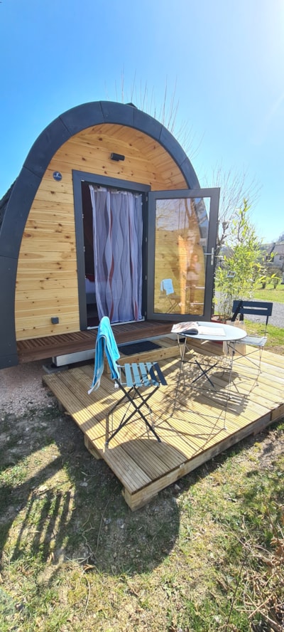 Pod Hôtelier "Cocoon" : the comfort of a hotel room in an unusual accommodation 100% nature