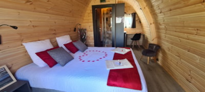 Pod Hôtelier "Cocoon" : the comfort of a hotel room in an unusual accommodation 100% nature
