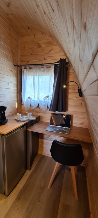 Pod Hôtelier "Cocoon" : the comfort of a hotel room in an unusual accommodation 100% nature