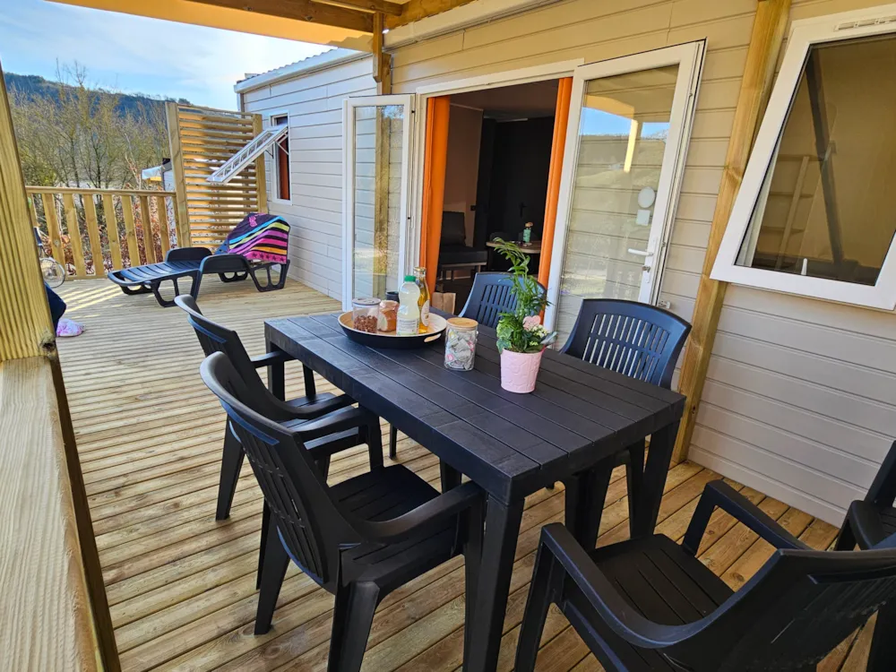 Location - Spacy  36,5 M² - 3 Chambres - Camping LES CALQUIERES