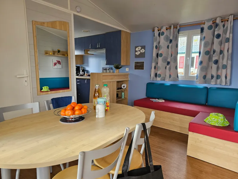 Mobile-Home  Twinny  -  Terrasse Semi-Couverte