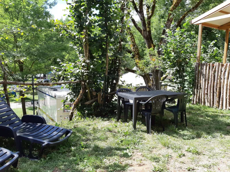 Chalet Isolé Et Chauffé Avec Terrasse Bois Et Jardin Privé