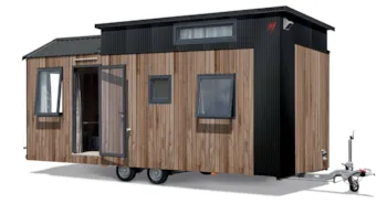 Location - Tiny Home Avec Terrasse Bois Et Jardin Privé - Camping BELLERIVE