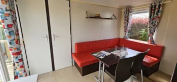 Mietunterkunft - Mobilheim Eco 2 Schlafzimmer - Ushuaïa Villages - Camping  Les Rives d'Olt et Aubrac