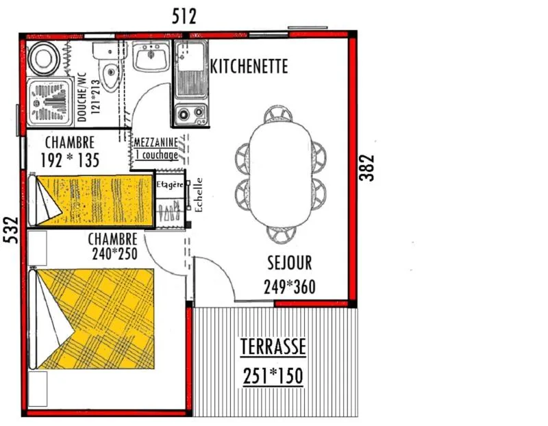 Chalet Détente 21M²