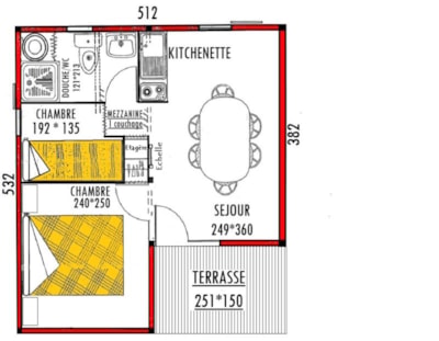 Chalet Détente 21m²