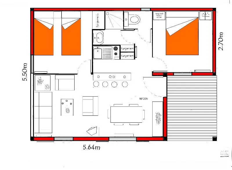 Chalet Palace Pavillon 37M²
