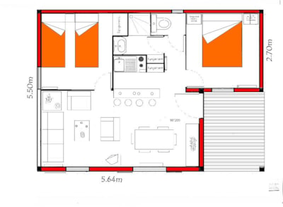 Palace Pavillon Chalet 37m²