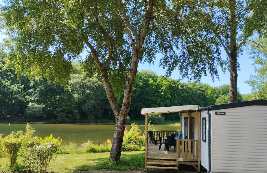 Location - Mobil Home Ciela Confort - 2 Chambres - Vue Sur Le Lac - Camping Les Cantarelles