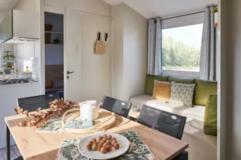 Mietunterkunft - Mobilheim Confort - 3  Zimmer - Camping Les Cantarelles