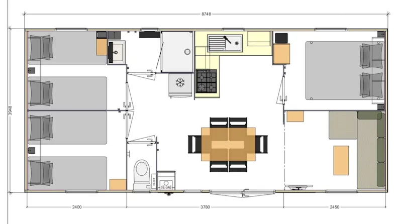 Mobil Home Ciela Confort - 3 Chambres