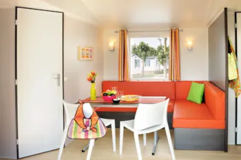 Mietunterkunft - Mobilheim Confort Compact - 2  Zimmer - Camping Les Cantarelles