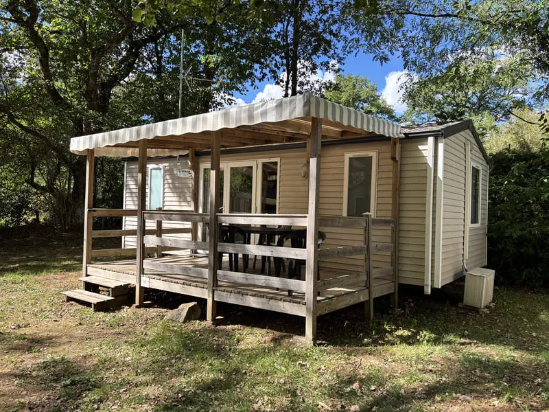 Location - Mobil Home Ciela Confort Compact - 2 Chambres - Camping Les Cantarelles