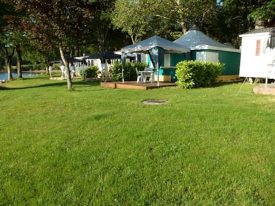 Canvas bungalow with private facilities 25 m²