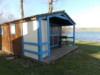 Location - Bungalow Bois Avec Wc 20 M² - Camping Le Saint Etienne