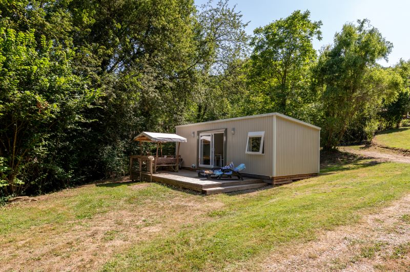 Location - Mobil Home Luxe 3 Chambres - Terrasse - Camping La Serre