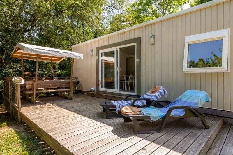Mobil Home Luxe 3 Chambres - Terrasse