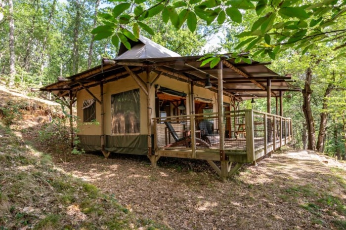 Tente Safari Lodge Okavango Premium        57 M² / 3 Chambres - Terrasse Couverte