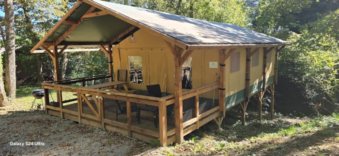 Tente Safari Lodge Nature Sanders  2 Chambres - Terrasse Couverte (Pas De Salle De Bain Privée)