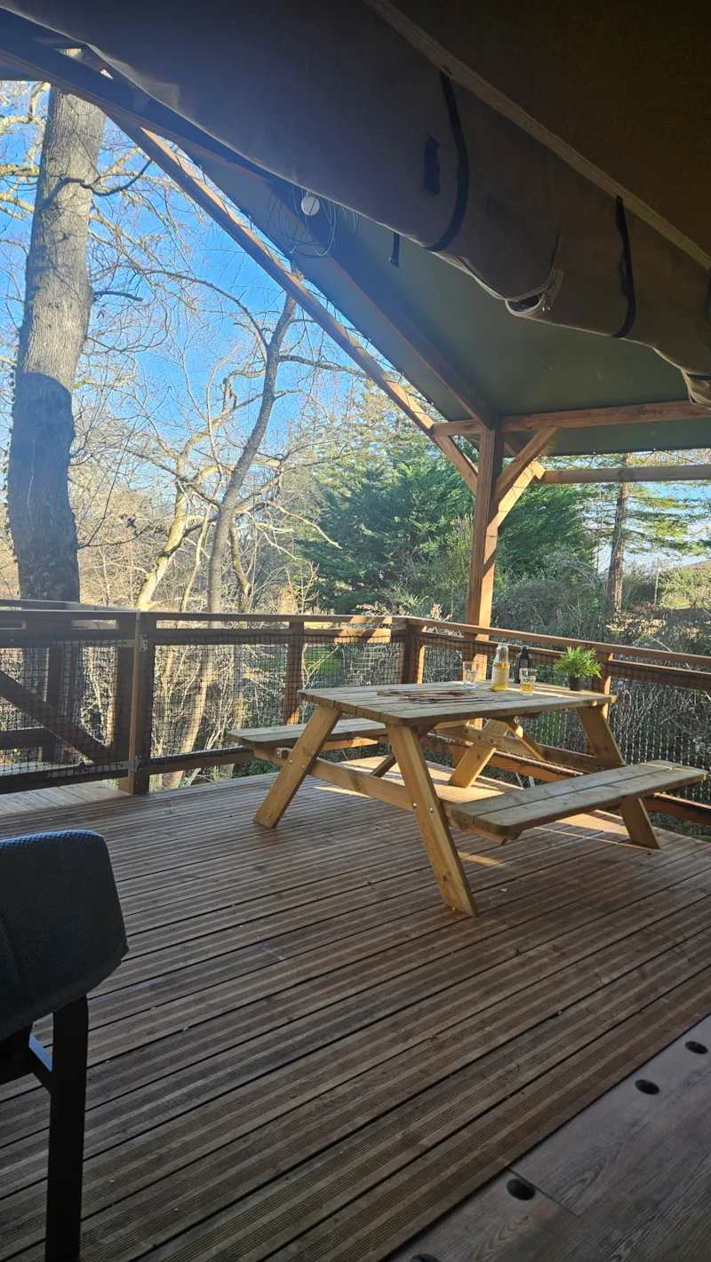 Tente Lodge Luxe Xl Safari Sanders 3 Chambres - Terrasse Couverte 2/6 Pers.