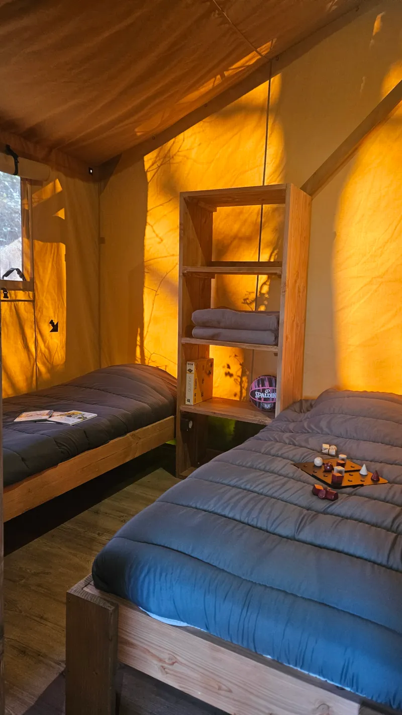 Tente Lodge Luxe Xl Safari Sanders 3 Chambres - Terrasse Couverte 2/6 Pers.