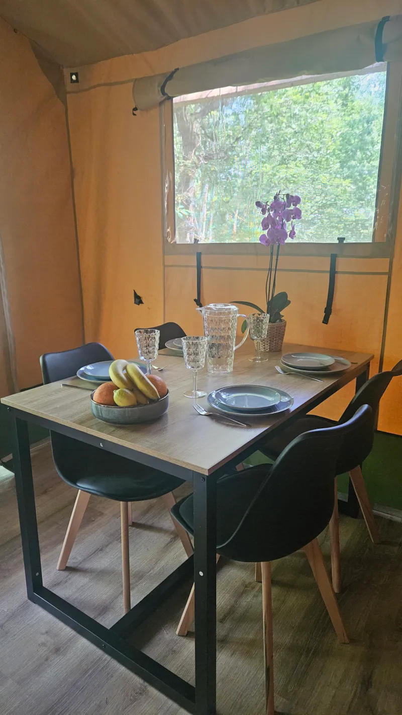 Tente Safari Lodge Nature Sanders  2 Chambres - Terrasse Couverte (Pas De Salle De Bain Privée)