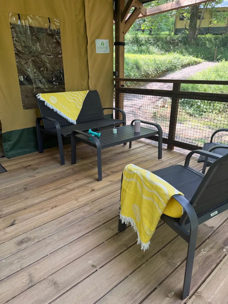 Tente Safari Lodge Nature Sanders  2 Chambres - Terrasse Couverte (Pas De Salle De Bain Privée)