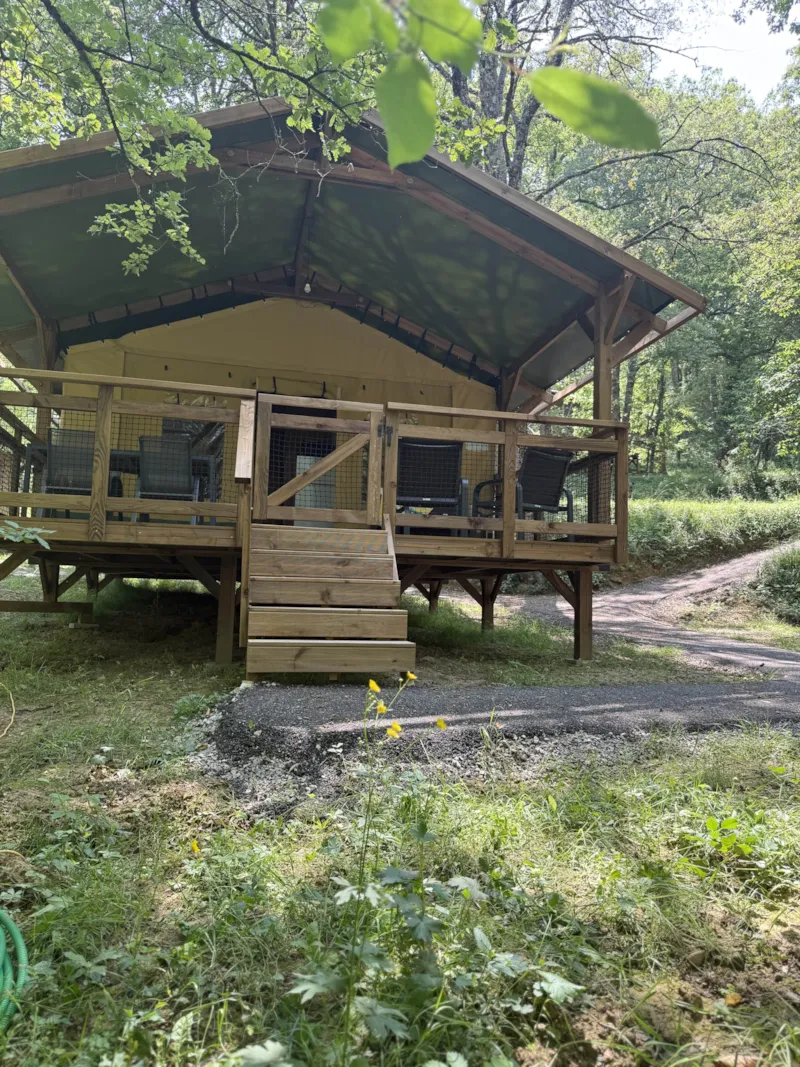 Tente Safari Lodge Nature Sanders  2 Chambres - Terrasse Couverte (Pas De Salle De Bain Privée)