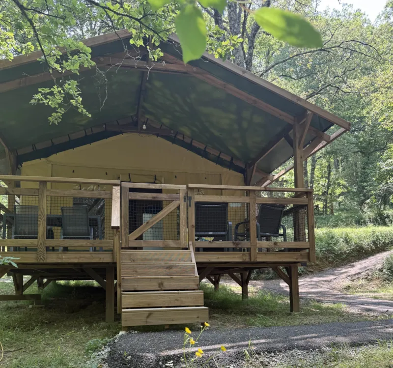Tente Safari Lodge Nature Sanders  2 Chambres - Terrasse Couverte (Pas De Salle De Bain Privée)
