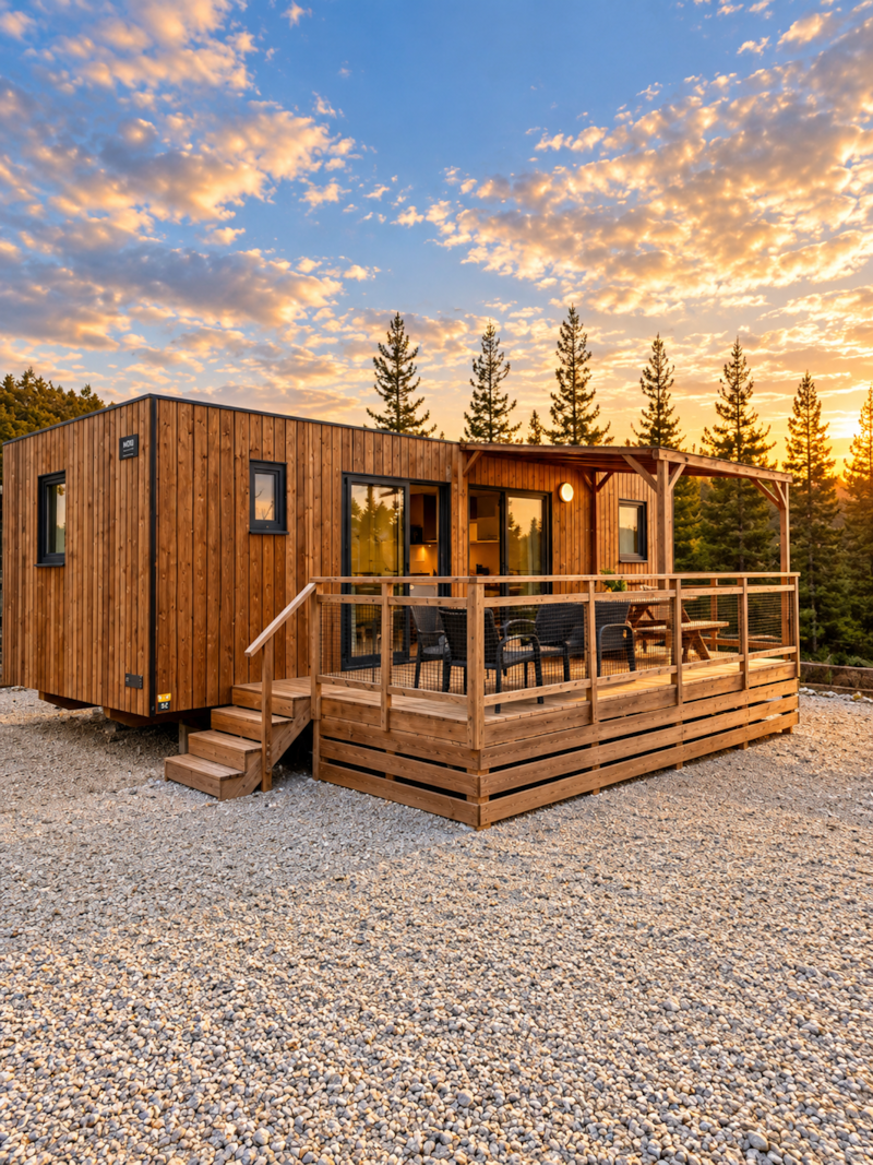 Mobil-home Premium con 3 camere da letto – 6 persone