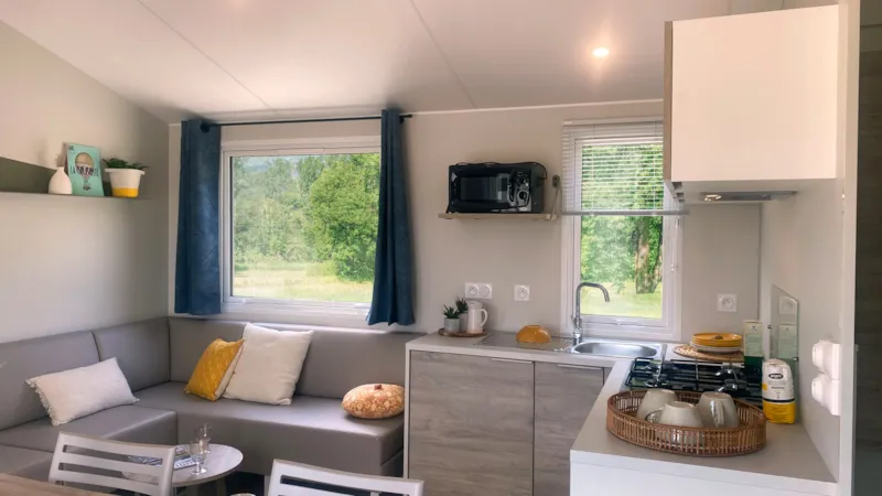 Mobil-Home Premium | 40 M² | Terrasse Bois Couverte