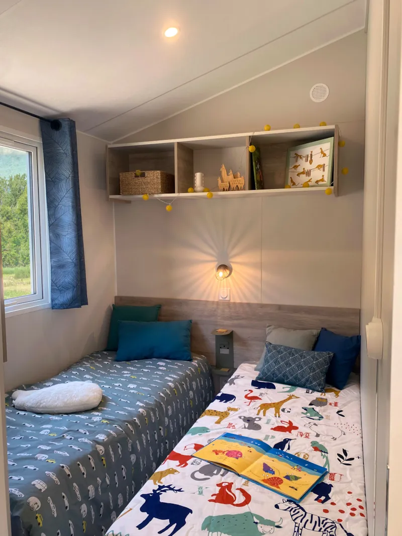 Mobil-Home Premium | 40 M² | Terrasse Bois Couverte