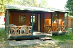 Location - Chalet+ 2 Chambres - Camping  des Landes d'Armagnac