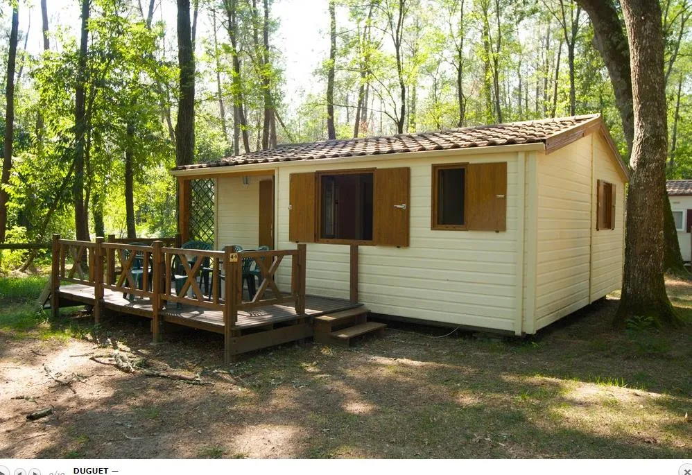 Location - Mobil-Home 3 Chambres - Camping  des Landes d'Armagnac